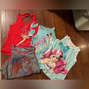 Disney Kids Tank Tops - Red, Gray, Blue, White